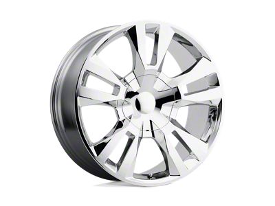 PR188 Chrome 6-Lug Wheel; 24x10; 31mm Offset (19-25 Silverado 1500)