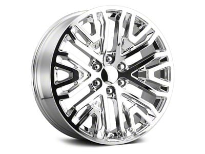 PR197 Chrome 6-Lug Wheel; 22x9; 28mm Offset (19-25 Silverado 1500)