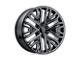 Performance Replicas PR197 Gloss Black Milled 6-Lug Wheel; 20x9; 24mm Offset (19-24 Silverado 1500)