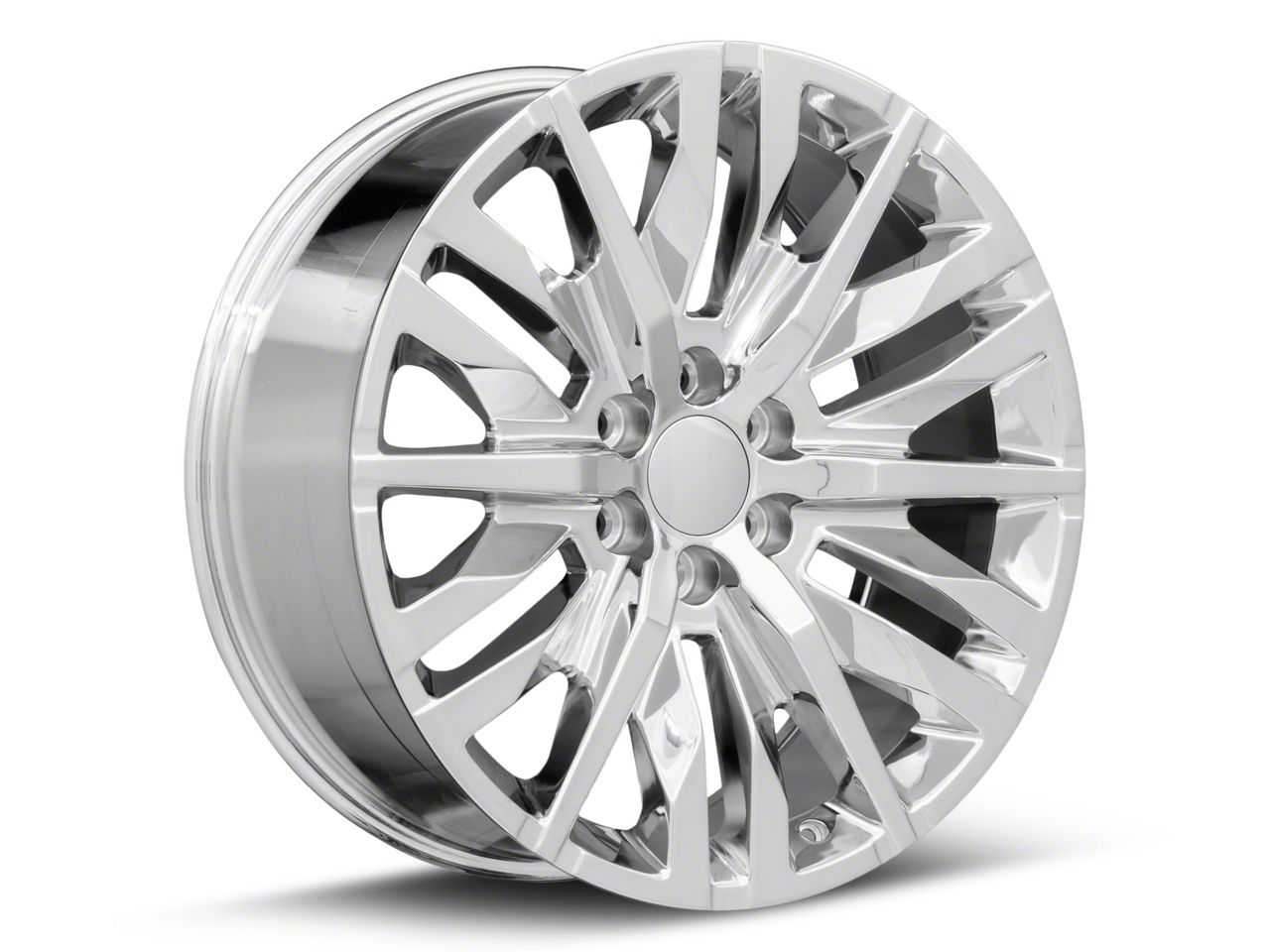 Silverado 1500 PR198 Chrome 6-Lug Wheel; 20x9; 24mm Offset