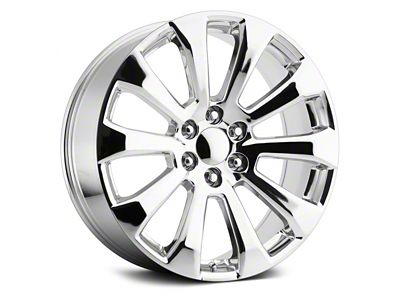 PR204 Chrome 6-Lug Wheel; 22x9; 28mm Offset (19-25 Silverado 1500)