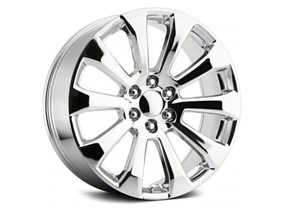 Performance Replicas PR204 Chrome 6-Lug Wheel; 22x9; 28mm Offset (19-24 Silverado 1500)