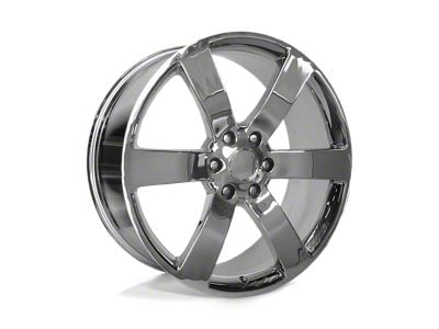 PR165 Chrome 6-Lug Wheel; 24x10; 31mm Offset (21-25 Tahoe)
