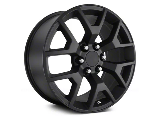 Performance Replicas PR169 Matte Black 6-Lug Wheel; 20x9; 27mm Offset (21-24 Tahoe)