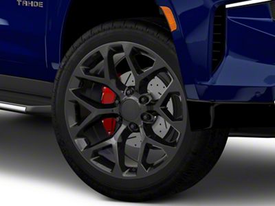 PR176 Gloss Black 6-Lug Wheel; 24x10; 24mm Offset (21-25 Tahoe)