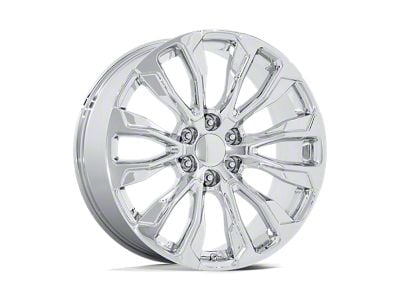 PR211 Chrome 6-Lug Wheel; 24x10; 31mm Offset (21-25 Tahoe)