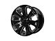 Performance Replicas PR113 Gloss Black with Chrome Accents 6-Lug Wheel; 22x9; 24mm Offset (21-24 Yukon)