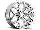 Performance Replicas PR176 Chrome 6-Lug Wheel; 22x9; 24mm Offset (21-24 Yukon)