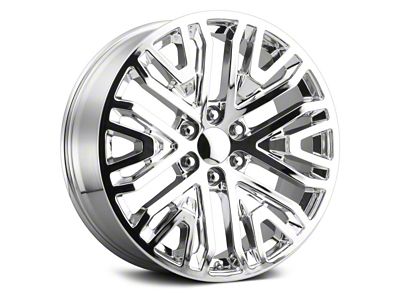 PR197 Chrome 6-Lug Wheel; 22x9; 28mm Offset (21-25 Yukon)