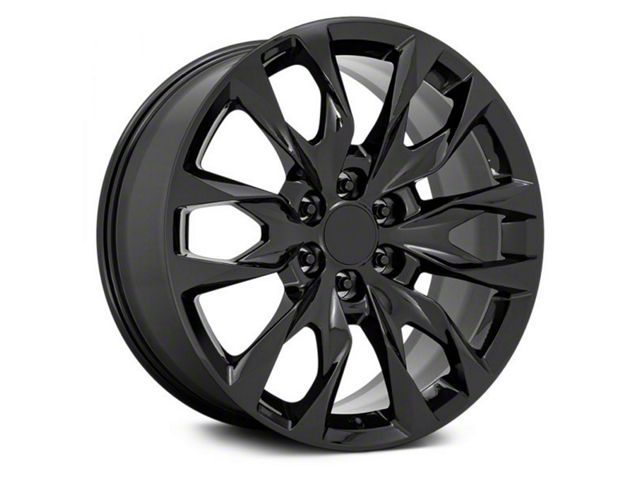 Performance Replicas PR210 Gloss Black 6-Lug Wheel; 26x10; 30mm Offset (21-24 Yukon)