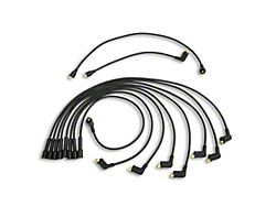 PerTronix Flame-Thrower Spark Plug Wires; Black (1989 5.2L Dakota)