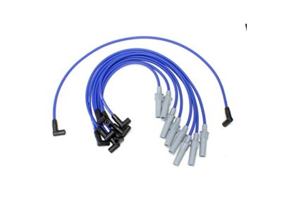 PerTronix Flame-Thrower Spark Plug Wires; Blue (94-03 5.2L, 5.9L V8 RAM 2500)