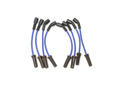 PerTronix Flame-Thrower Spark Plug Wires; Blue (10-13 4.8L, 5.3L, 6.2L Sierra 1500)