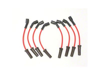 PerTronix Flame-Thrower Spark Plug Wires; Red (10-13 4.8L, 5.3L, 6.2L Sierra 1500)