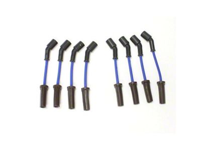 PerTronix Flame-Thrower Spark Plug Wires; Blue (01-09 6.0L, 8.1L Silverado 2500 HD)