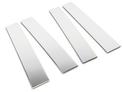 Pillar Post Trim; Stainless Steel (14-18 Sierra 1500 Crew Cab)