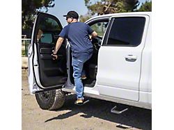 Pilot Automotive Aluminum XL Hoop Style Side Steps; Black (94-18 RAM 2500)