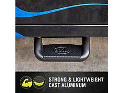 Pilot Automotive Aluminum Hoop Style Side Steps; Black (01-19 Silverado 2500 HD)