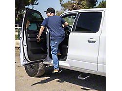 Pilot Automotive Aluminum XL Hoop Style Side Steps; Black (95-20 Tahoe)