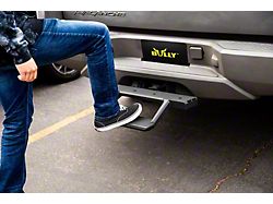 Bully Industry 1.25 or 2-Inch Reciever XL Hitch Step; Black (Universal; Some Adaptation May Be Required)