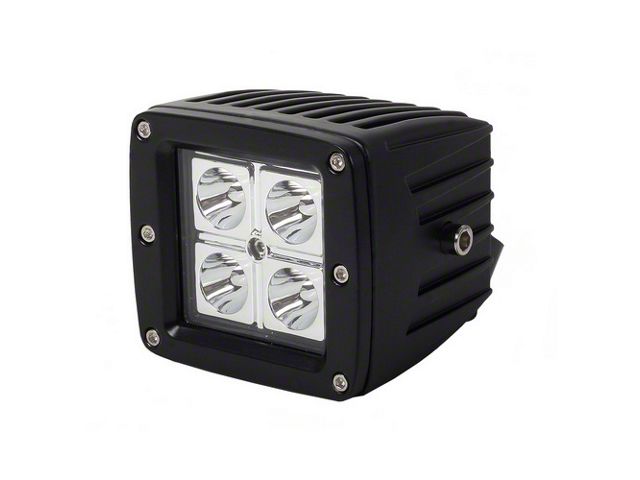 3-Inch Square LED Cube Lights; Spot Beam (Universal; Some Adaptation May Be Required)
