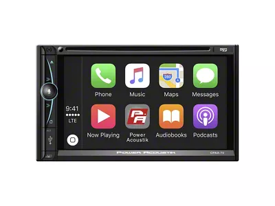 Power Acoustik 7-Inch Double DIN Touchscreen Stereo Receiver and 4-Way Speaker Kit (15-20 F-150 SuperCab, SuperCrew)