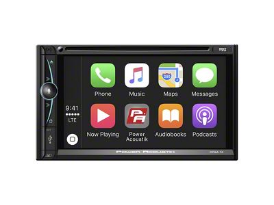 Power Acoustik 7-Inch Double DIN Touchscreen Stereo Receiver and Value Series Speaker Kit (15-20 F-150 SuperCab, SuperCrew)