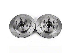 PowerStop Evolution Cross-Drilled and Slotted 6-Lug Rotors; Front Pair (04-08 2WD/4WD F-150)
