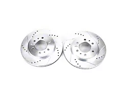 PowerStop Evolution Cross-Drilled and Slotted 6-Lug Rotors; Front Pair (10-20 2WD/4WD F-150)
