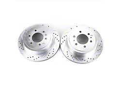 PowerStop Evolution Cross-Drilled and Slotted 6-Lug Rotors; Rear Pair (04-20 2WD/4WD F-150)