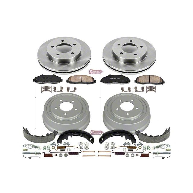 PowerStop F150 OE Replacement 5Lug Brake Rotor, Drum and Pad Kit
