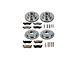 PowerStop OE Replacement Brake Rotor and Pad Kit; Front and Rear (99-Early 00 F-150 Lightning)