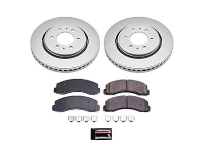 PowerStop Z17 Evolution Plus 6-Lug Brake Rotor and Pad Kit; Front (10-20 2WD/4WD F-150)