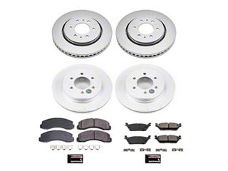 Complete Front And Rear Brake Rotor & Ceramic Pad Set For 2012-2017 F150 - AM Autoparts, 10-Year Warranty