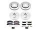 PowerStop Z17 Evolution Plus 6-Lug Brake Rotor and Pad Kit; Front and Rear (12-20 2WD/4WD F-150)