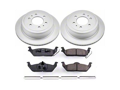 PowerStop Z17 Evolution Plus 6-Lug Brake Rotor and Pad Kit; Rear (04-11 2WD/4WD F-150)