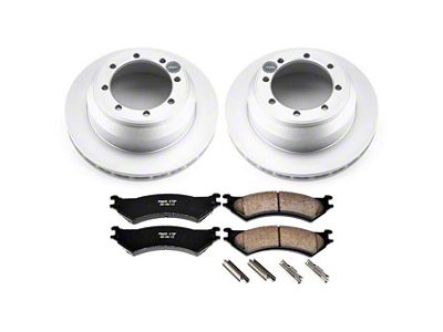 PowerStop Z17 Evolution Plus 8-Lug Brake Rotor and Pad Kit; Rear (00-03 2WD F-150)