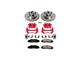 PowerStop Z23 Evolution Sport 5-Lug Brake Rotor, Pad and Caliper Kit; Front (Late 00-03 2WD F-150, Excluding Lightning)