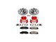 PowerStop Z23 Evolution Sport 5-Lug Brake Rotor, Pad and Caliper Kit; Front (00-03 2WD F-150 w/ Rear Disc Brakes, Excluding Lightning)