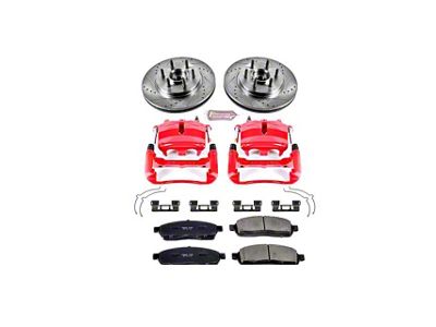 PowerStop Z23 Evolution Sport 6-Lug Brake Rotor, Pad and Caliper Kit; Front (2004 2WD F-150)