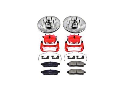 PowerStop Z23 Evolution Sport 6-Lug Brake Rotor, Pad and Caliper Kit; Front (05-08 2WD F-150)