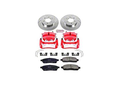 PowerStop Z23 Evolution Sport 6-Lug Brake Rotor, Pad and Caliper Kit; Front (2004 4WD F-150)