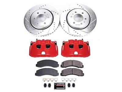PowerStop Z23 Evolution Sport 6-Lug Brake Rotor, Pad and Caliper Kit; Front (10-11 2WD/4WD F-150)