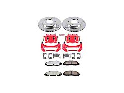 PowerStop Z36 Extreme Truck and Tow 5-Lug Brake Rotor, Pad and Caliper Kit; Front (97-03 4WD F-150 w/ Rear Drum Brakes)