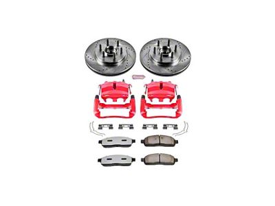 PowerStop Z36 Extreme Truck and Tow 6-Lug Brake Rotor, Pad and Caliper Kit; Front (2004 2WD F-150)