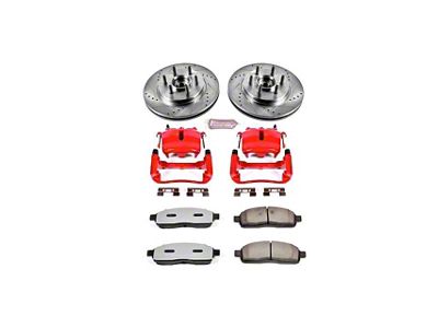 PowerStop Z36 Extreme Truck and Tow 6-Lug Brake Rotor, Pad and Caliper Kit; Front (05-08 2WD F-150)