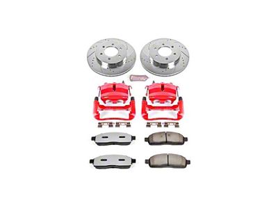 PowerStop Z36 Extreme Truck and Tow 6-Lug Brake Rotor, Pad and Caliper Kit; Front (2004 4WD F-150)