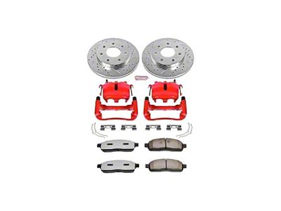 PowerStop Z36 Extreme Truck and Tow 7-Lug Brake Rotor, Pad and Caliper Kit; Front (05-08 4WD F-150)