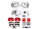 PowerStop Z36 Extreme Truck and Tow 6-Lug Brake Rotor, Pad and Caliper Kit; Front and Rear (10-11 2WD/4WD F-150)