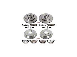 PowerStop Z36 Extreme Truck and Tow 5-Lug Brake Rotor and Pad Kit; Front and Rear (Late 00-03 F-150 Lightning)